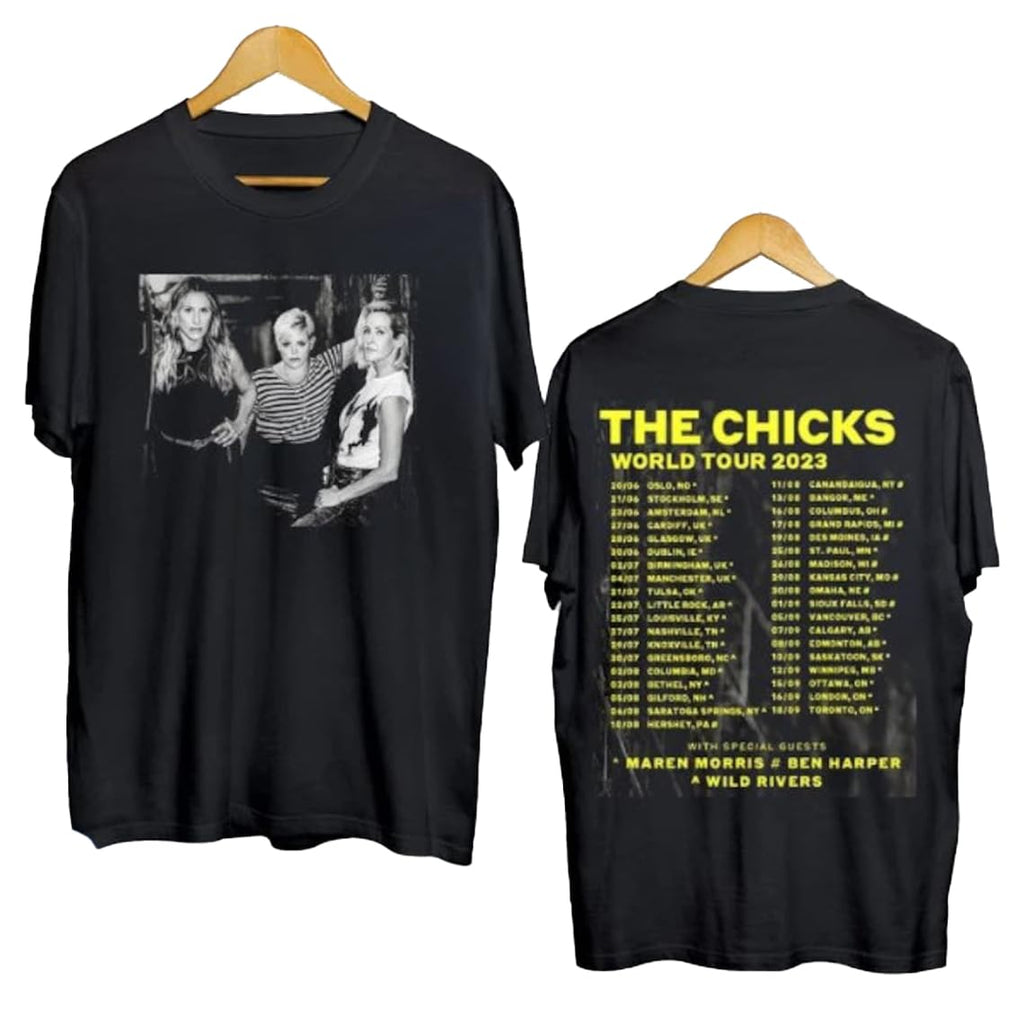 The Chicks 2023 World Tour Shirt Hoodie, Sweatshirt | CoreVibeTees.com
