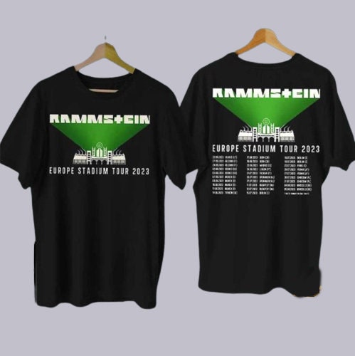 Ramms 2023 Stadium Europe Tour Shirt, 2023 Music Tour Shirt Hoodie, Sweatshirt | CoreVibeTees.com