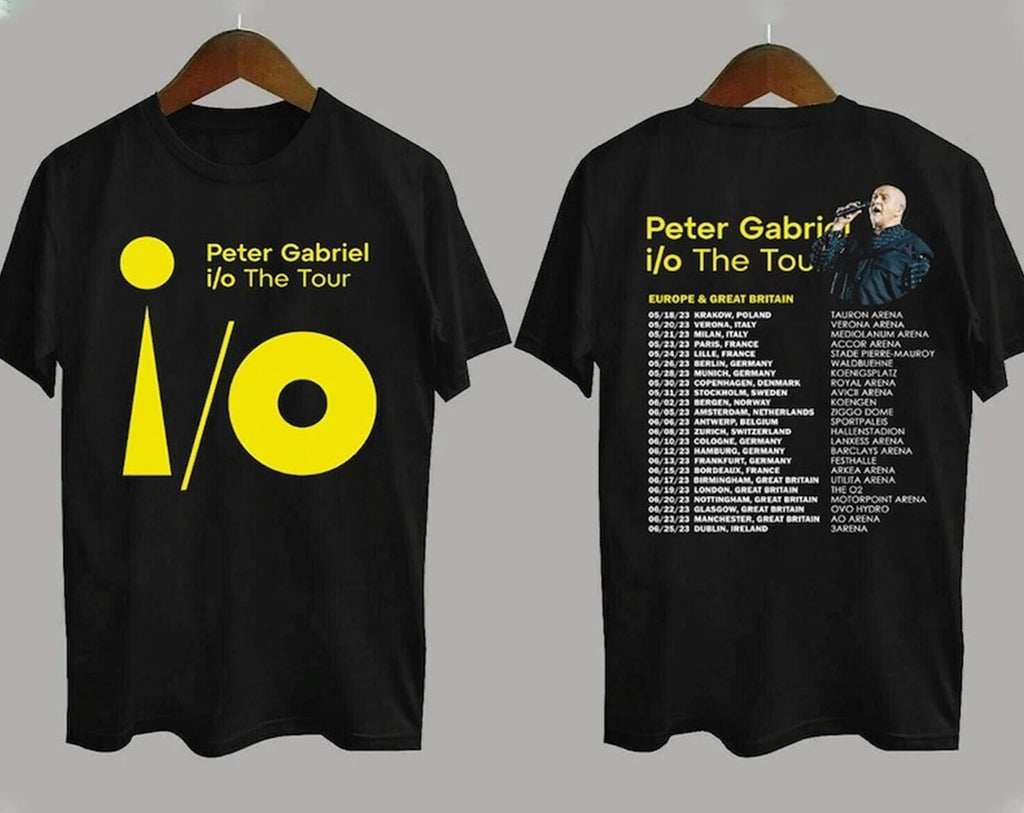 Peter Gabriel Europe Tour 2023 T-Shirt Hoodie, Sweatshirt | CoreVibeTees.com