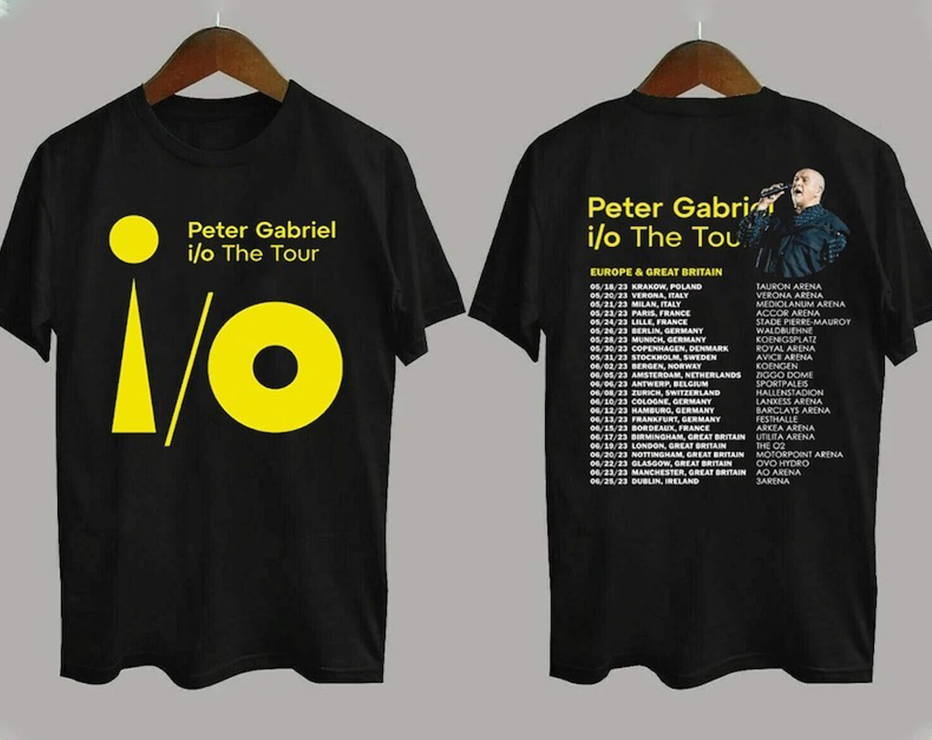 Peter Gabriel Europe Tour 2023 T-Shirt Hoodie, Sweatshirt | CoreVibeTees.com