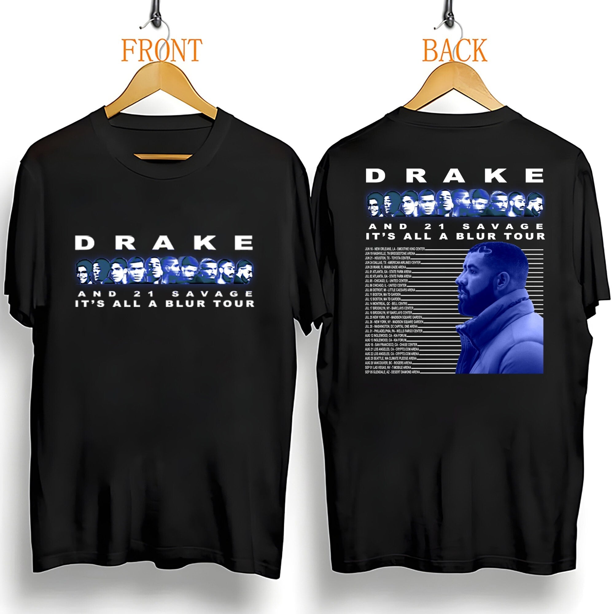 Drake 21 Savage Rap PREMIUM 2 Sided T Shirt Hoodie, Sweatshirt | CoreVibeTees.com