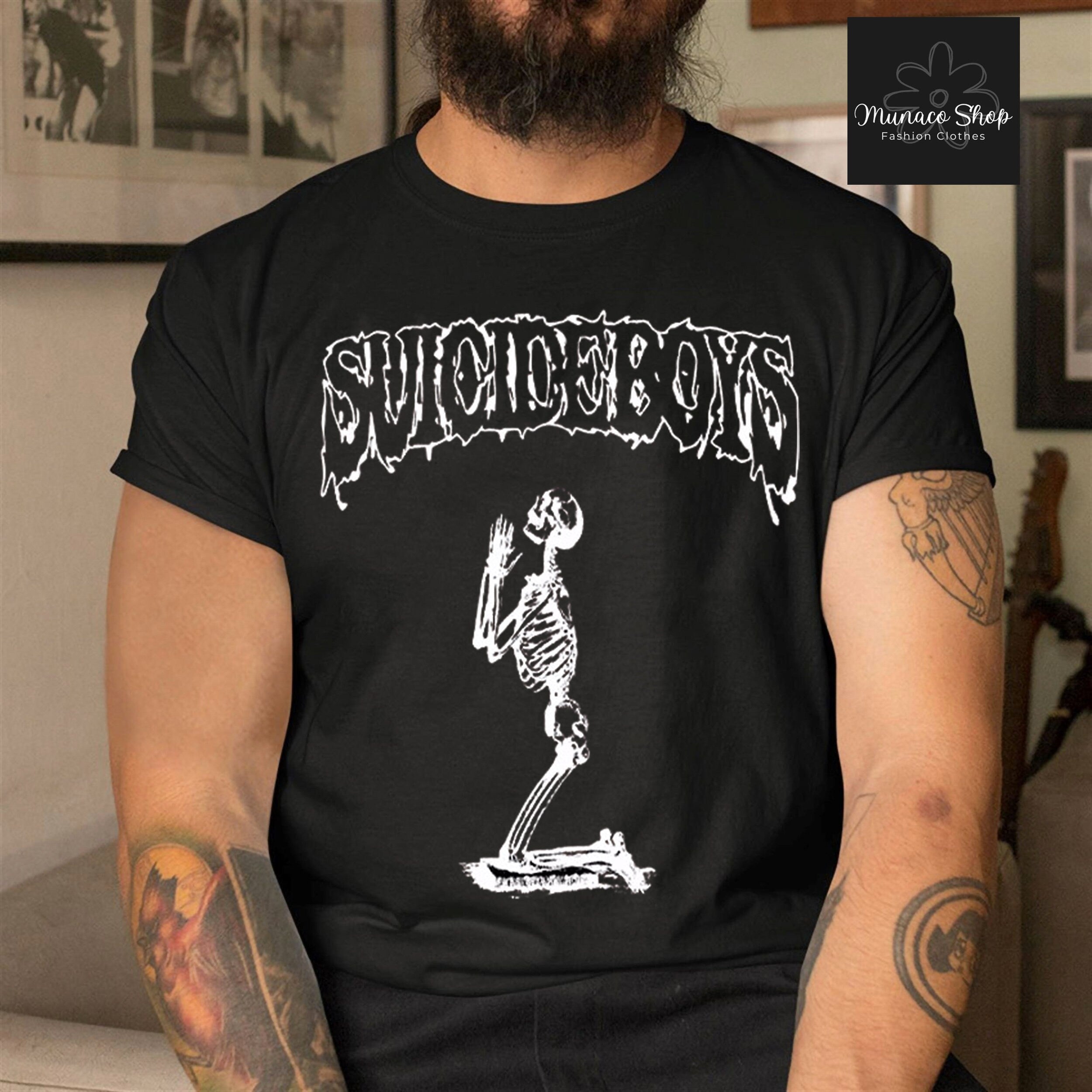 Hip Hop Graphic Tee, Vintage Suicideboys Shirt Hoodie, Sweatshirt | CoreVibeTees.com