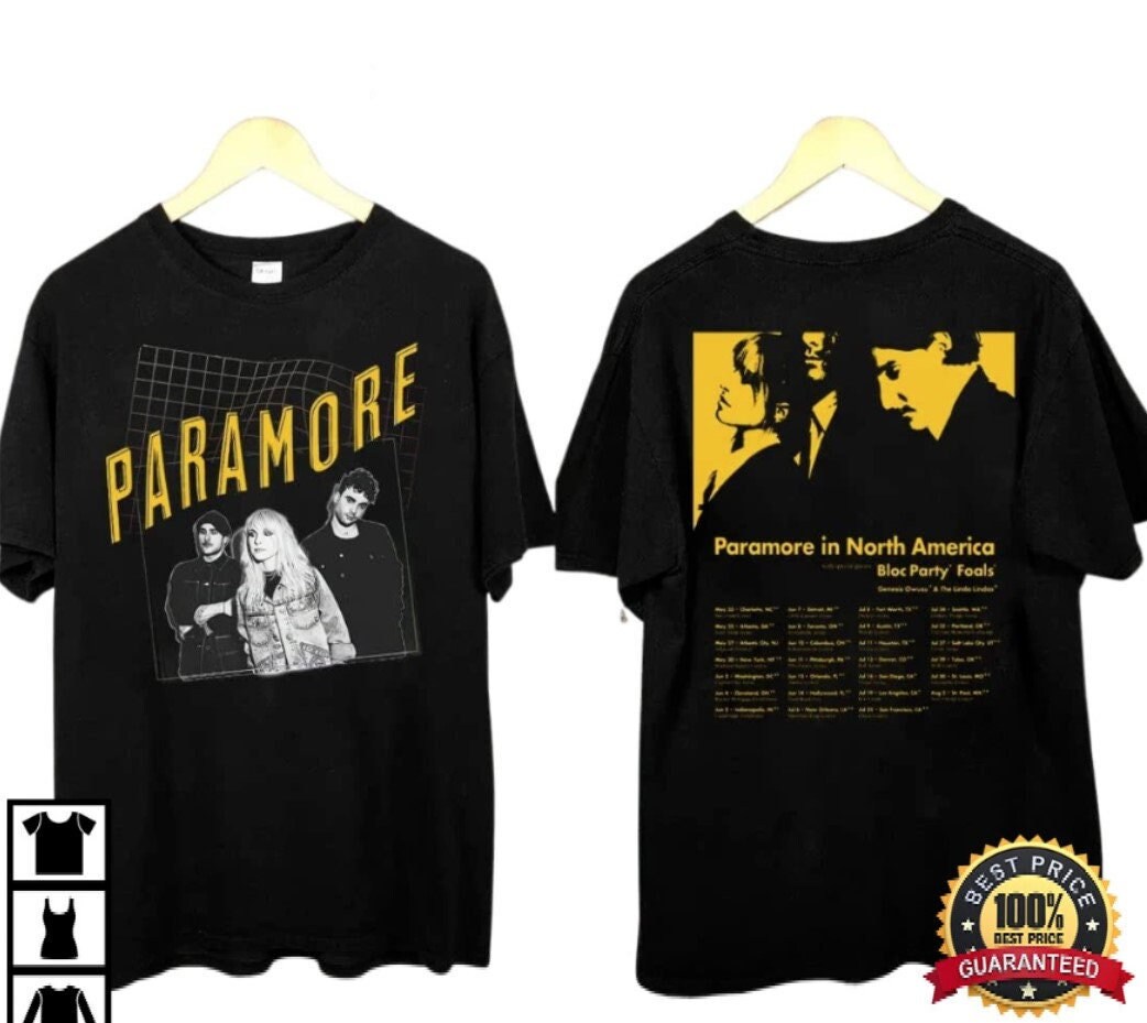 Paramore 2023 Concert Tour Merch T-Shirt Hoodie, Sweatshirt | CoreVibeTees.com