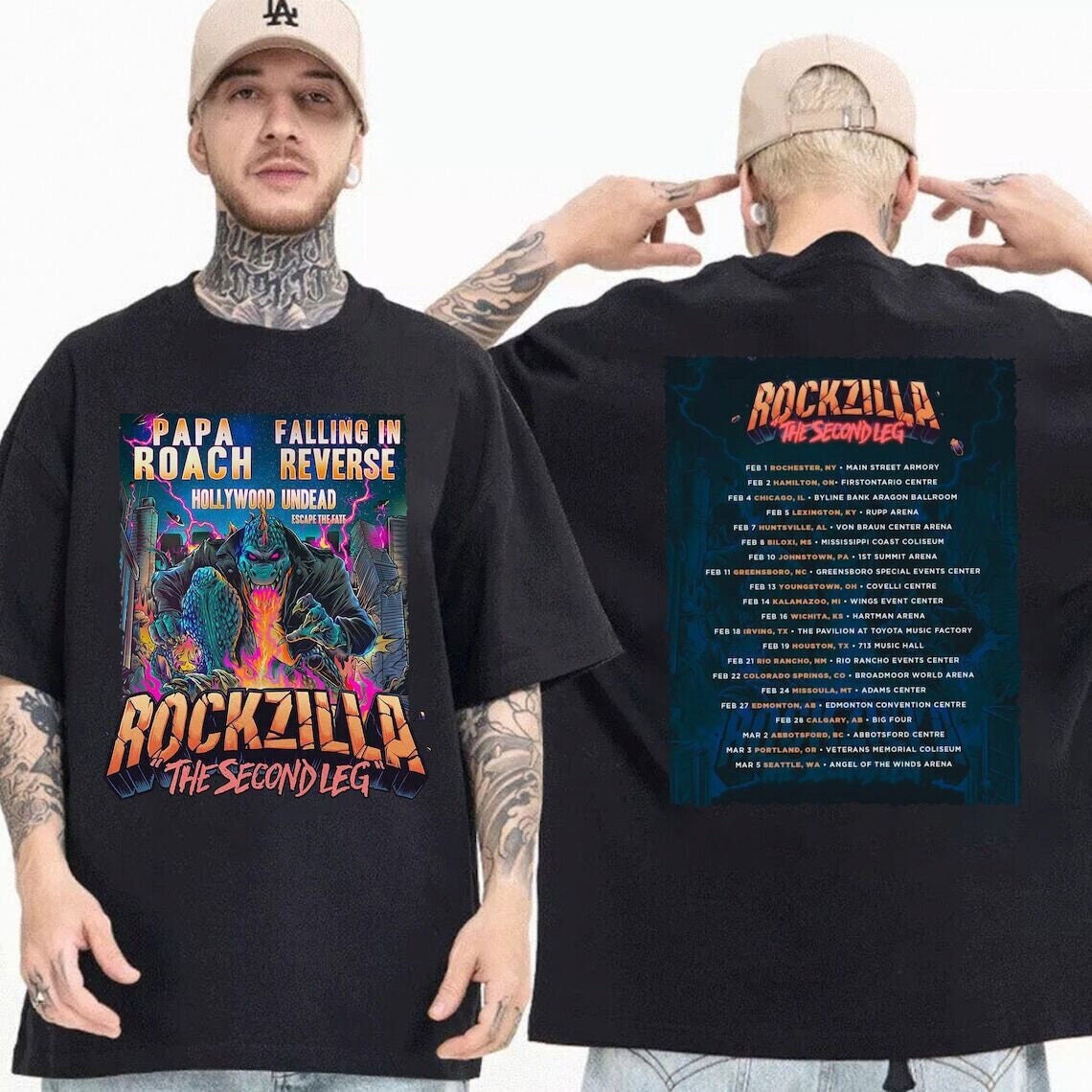 Rockzilla The Second Leg Tour 2023 Shirt, Rockzilla tour 2023 shirt, Rockzilla Tshirt Hoodie, Sweatshirt | CoreVibeTees.com