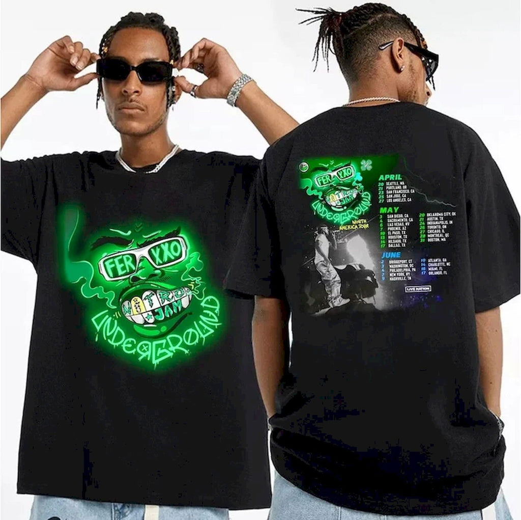 A Tour Of The Ferxxo Tour 2023 Shirt, Feliz Feid Shirt Hoodie, Sweatshirt | CoreVibeTees.com