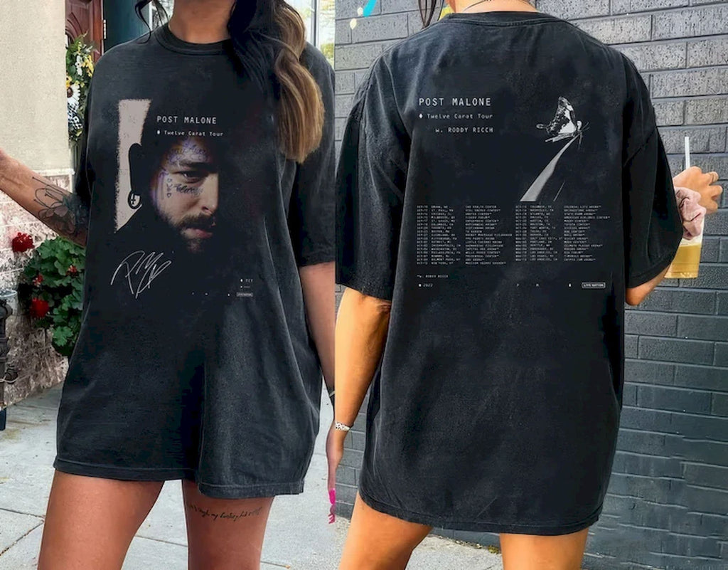 Posty Shirt, Twelve Carat Shirt, PM Twelve Carat Tour Shirt Hoodie, Sweatshirt | CoreVibeTees.com