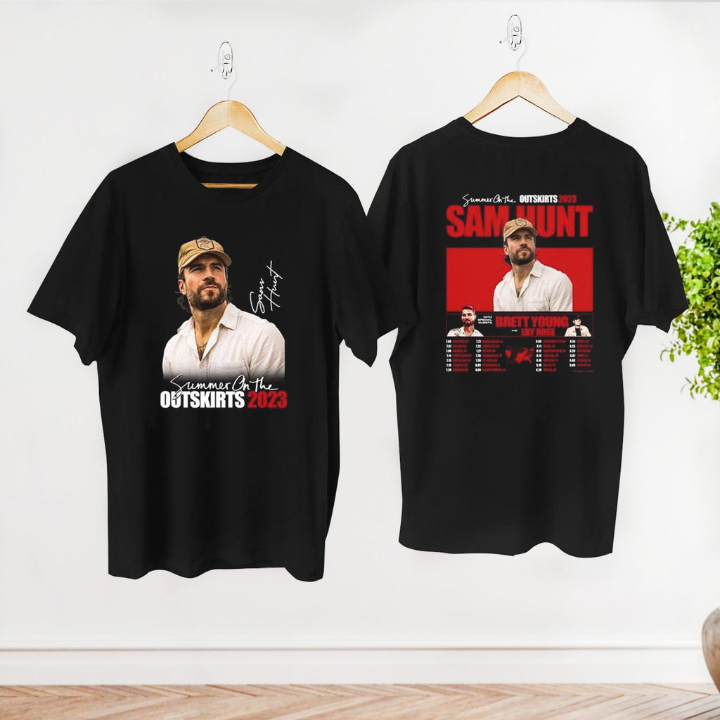Summer On The Outskirts 2023 Tour Sam Hunt Shirt Hoodie, Sweatshirt | CoreVibeTees.com