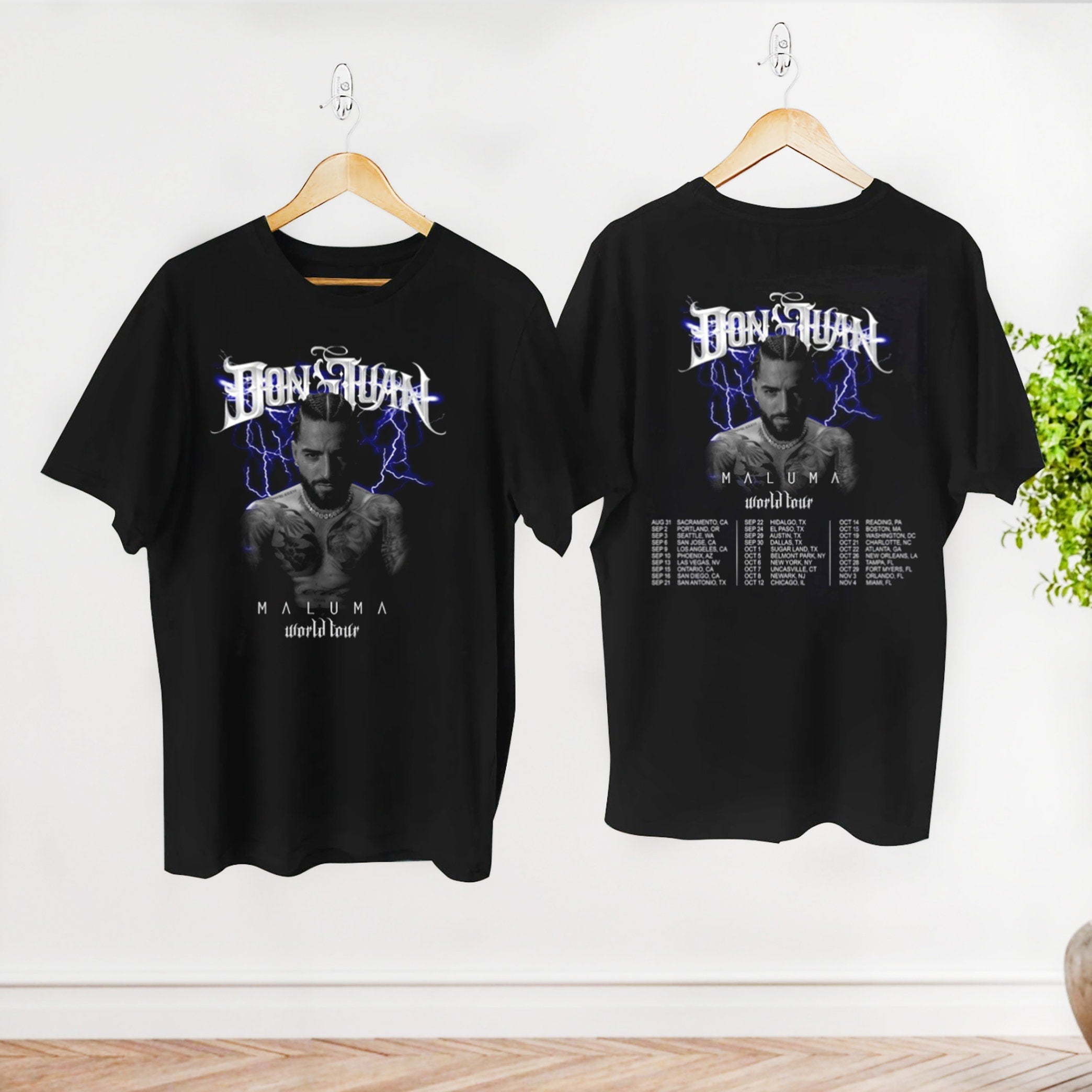 2023 Don Juan Tour Maluma Unisex Shirt Hoodie, Sweatshirt | CoreVibeTees.com