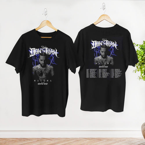 2023 Don Juan Tour Maluma Unisex Shirt Hoodie, Sweatshirt | CoreVibeTees.com