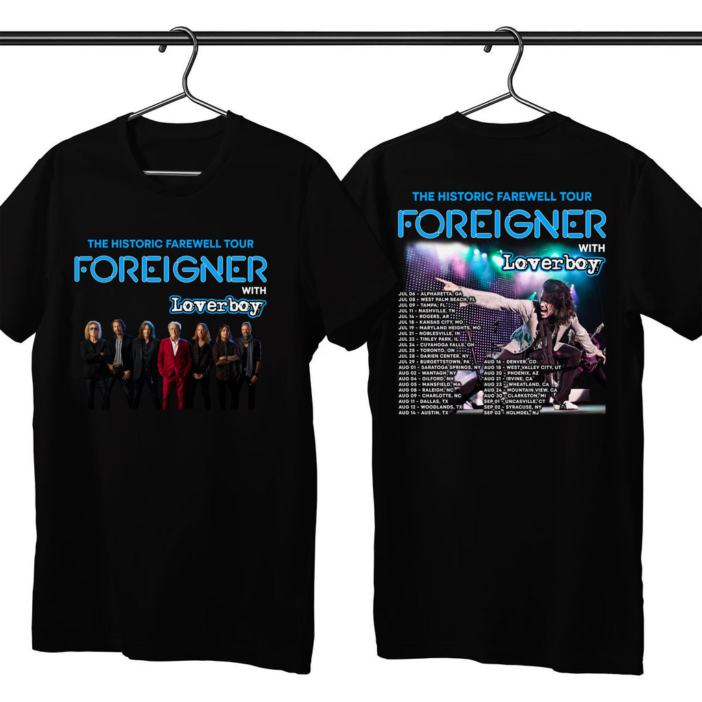 Roreigner With Loveboy The Historic Farewell Tour 2023 Shirt Hoodie, Sweatshirt | CoreVibeTees.com