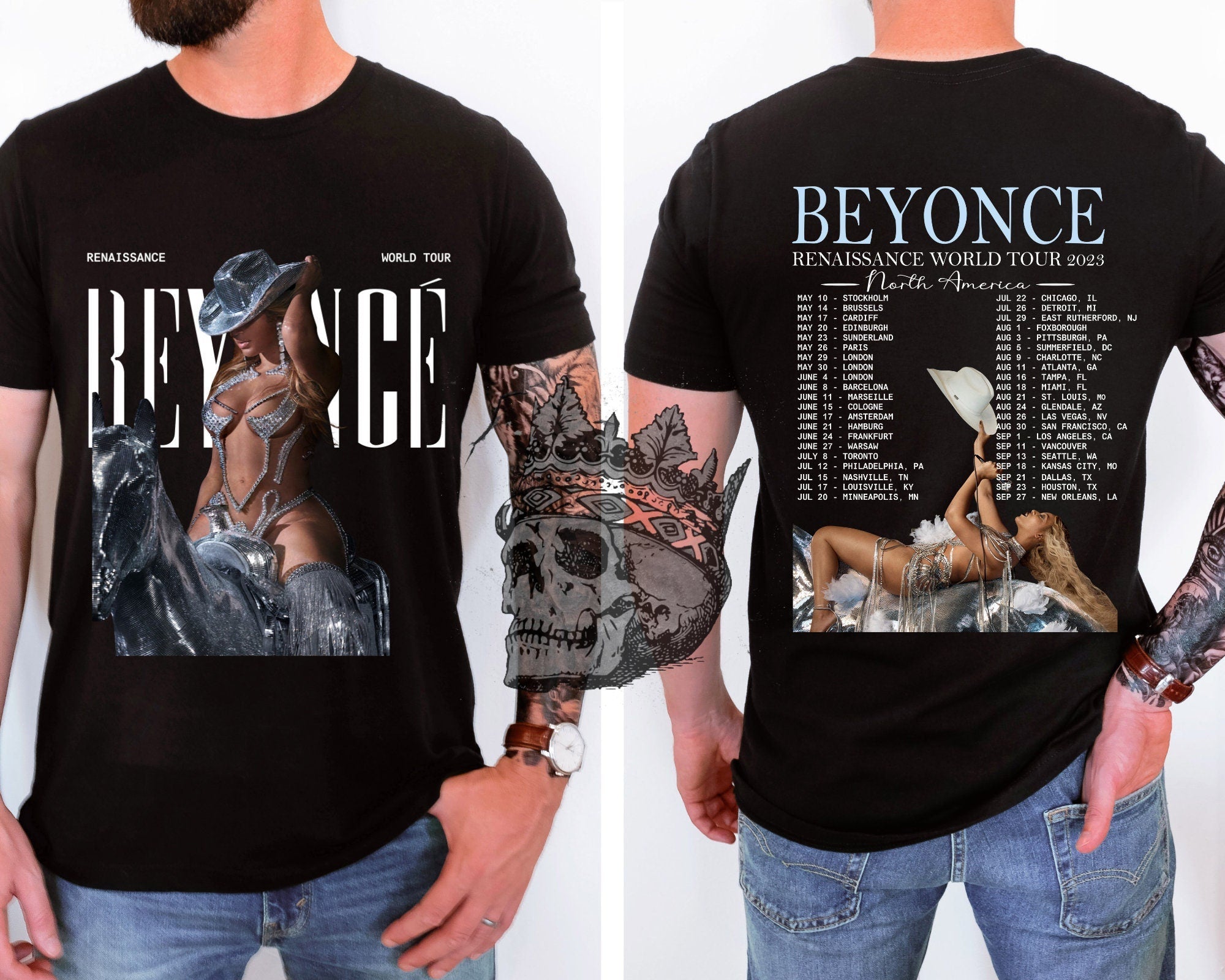 Beyonc Renaissance World Tour 2Sides Shirt, Beyonc Renaissance World Tour TShirt Hoodie, Sweatshirt | CoreVibeTees.com