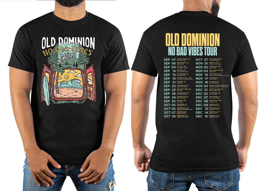 Old Dominion Tour 2023 Merch, No Bad Vibes Old Dominion Tour 2023 Shirt Hoodie, Sweatshirt | CoreVibeTees.com