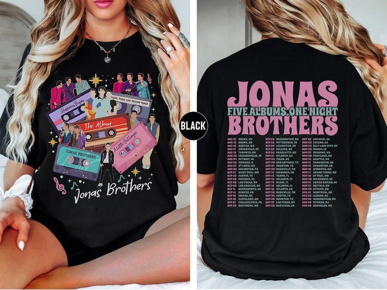 Vintage Jonas Brothers T-Shirt, Nick Joe Kevin Jonas Shirt, Jonas Brothers Cassette Shirt Hoodie, Sweatshirt