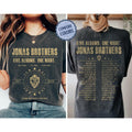Jonas Brothers Shirt, Five Albums One Night Tour Shirt, Concert 2023 Shirt Hoodie, Sweatshirt | CoreVibeTees.com