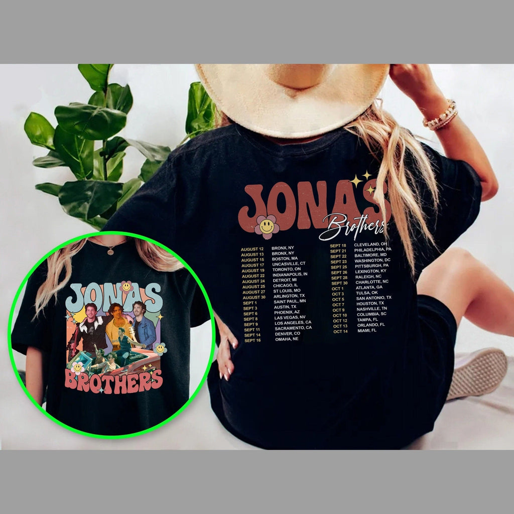 Jonas Brothers Vintage Shirt Jonas Brothers Tour Shirt Concert 2023 Shirt Hoodie, Sweatshirt | CoreVibeTees.com
