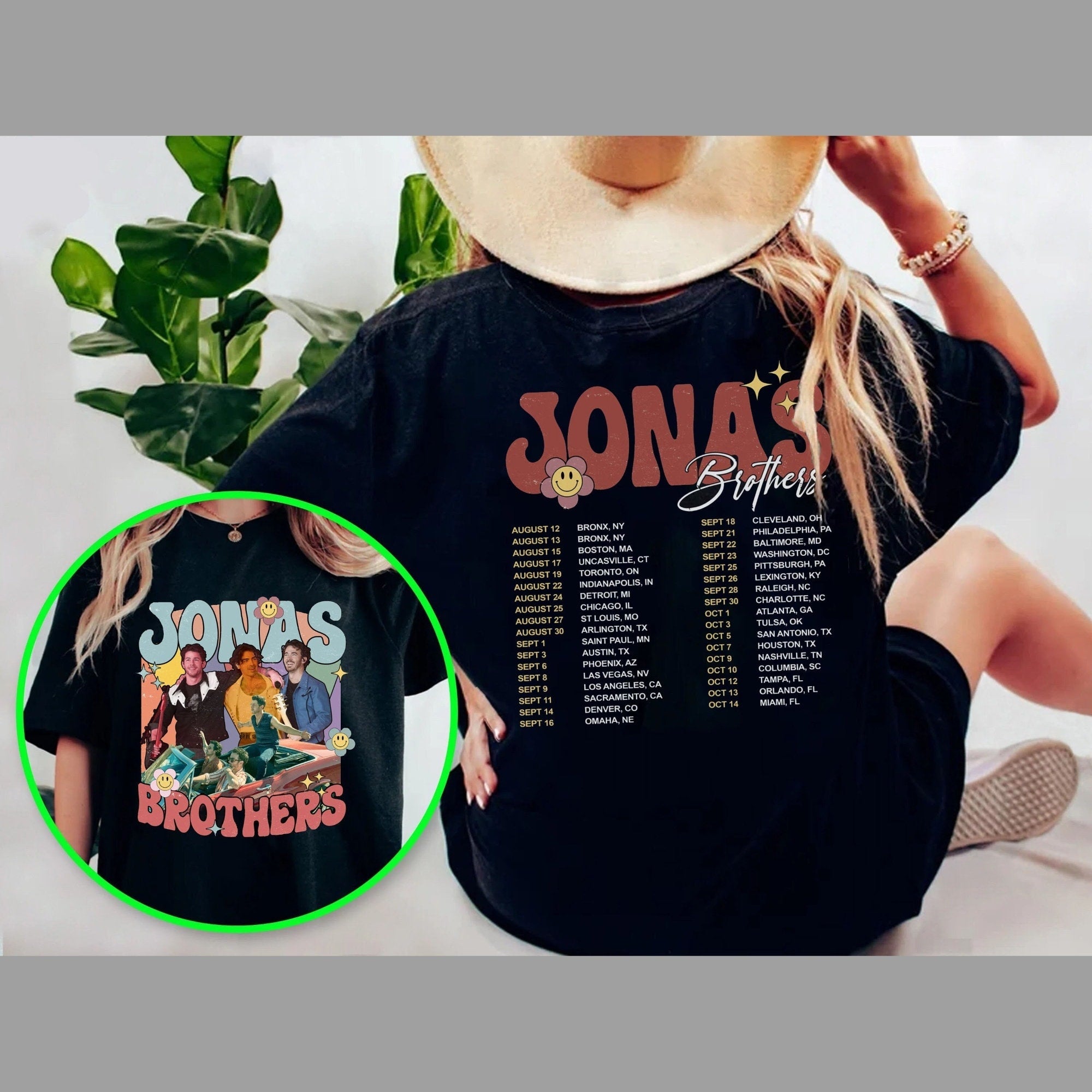 Jonas Brothers Vintage Shirt Jonas Brothers Tour Shirt Concert 2023 Shirt Hoodie, Sweatshirt | CoreVibeTees.com