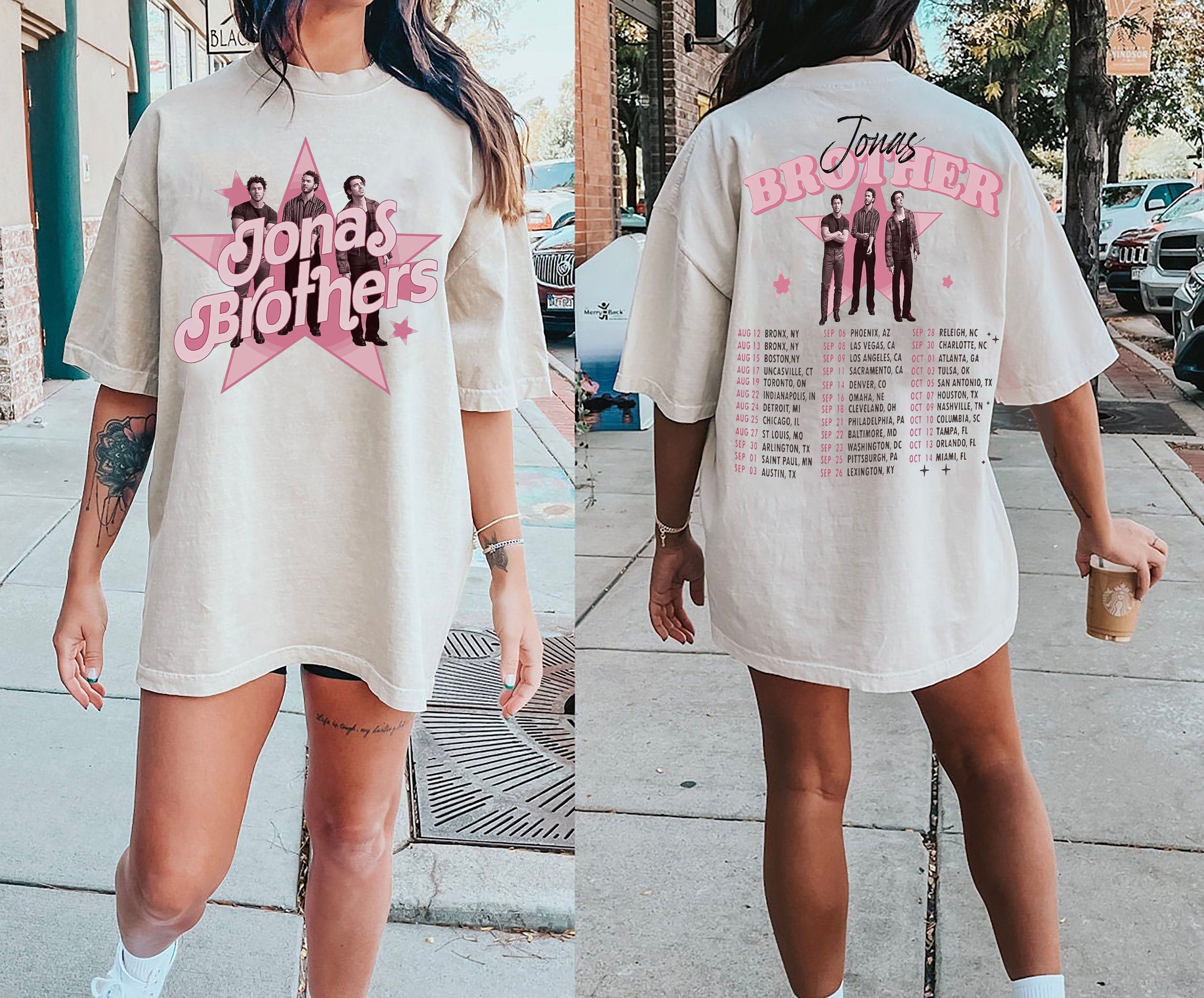 Jonas Brothers Shirt, Jonas Brothers Tour Shirt, Concert 2023 Shirt Hoodie, Sweatshirt | CoreVibeTees.com