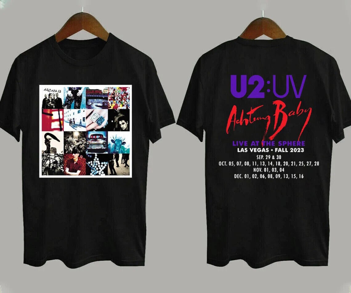 U2 Rock Band Tour 2023 T-Shirt, U2 Tour Shirt, Great Gift For Fan Shirt Hoodie, Sweatshirt | CoreVibeTees.com