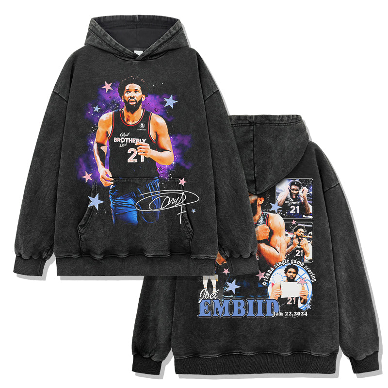 Joel Embiid HOODIE NBA 2024 T-Shirts, Sweatshirt | CoreVibeTees.com (Image 2)