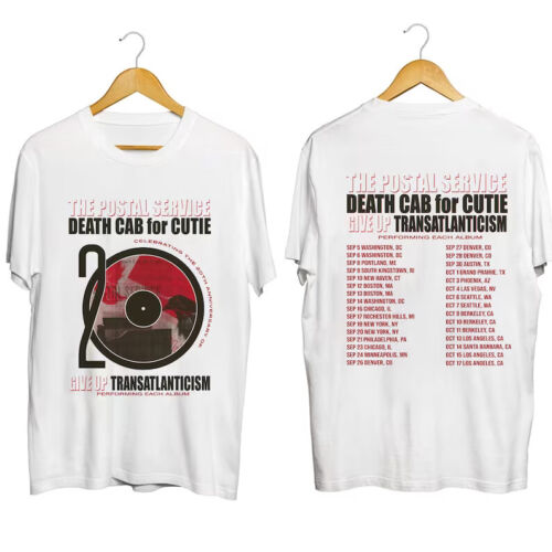 The Postal Service & Death Cab for Cutie 2023 Tour Shirt Hoodie, Sweatshirt | CoreVibeTees.com