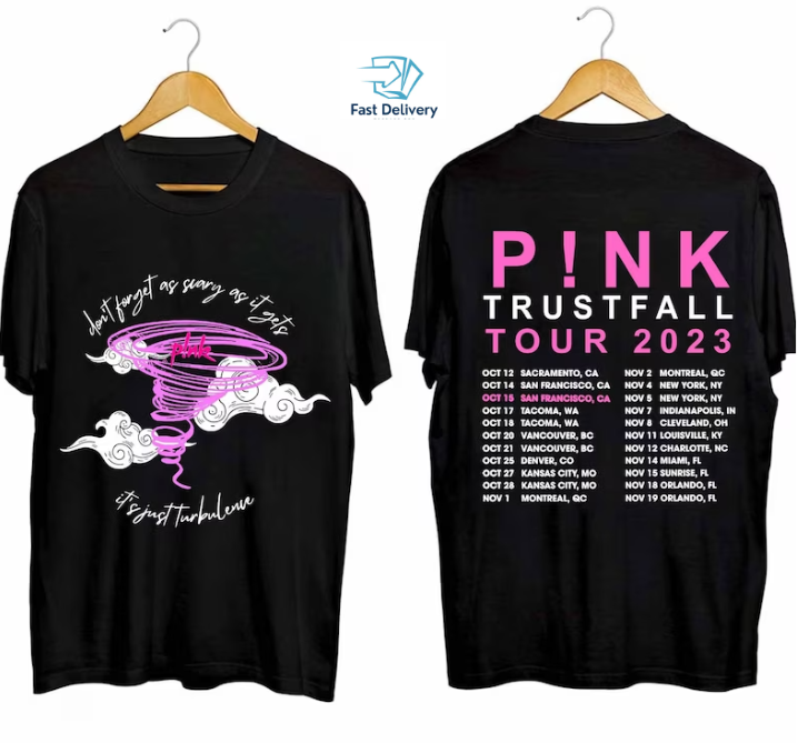 Pink Summer Nk Tour 2023 Singer Concert T-Shirt Trustfall Music Fan Gif Hoodie, Sweatshirt | CoreVibeTees.com