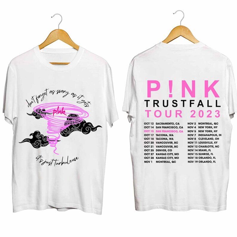 P!nk Summer 2023, Trustfall Album Tee, Pink Singer Tour Shirt Hoodie, Sweatshirt | CoreVibeTees.com
