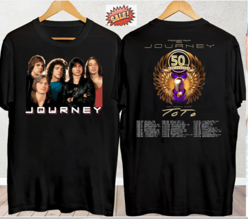 Journey Freedom Tour 2024 Toto Concert T-Shirt Hoodie, Sweatshirt | CoreVibeTees.com