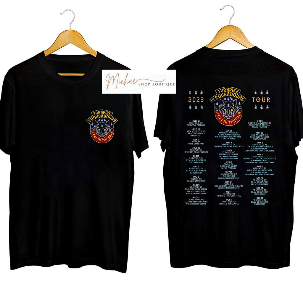 The Turnpike Troubadours 2023 Tour 2Sides Shirt, Turnpike Troubadours Fan Shirt Hoodie, Sweatshirt | CoreVibeTees.com