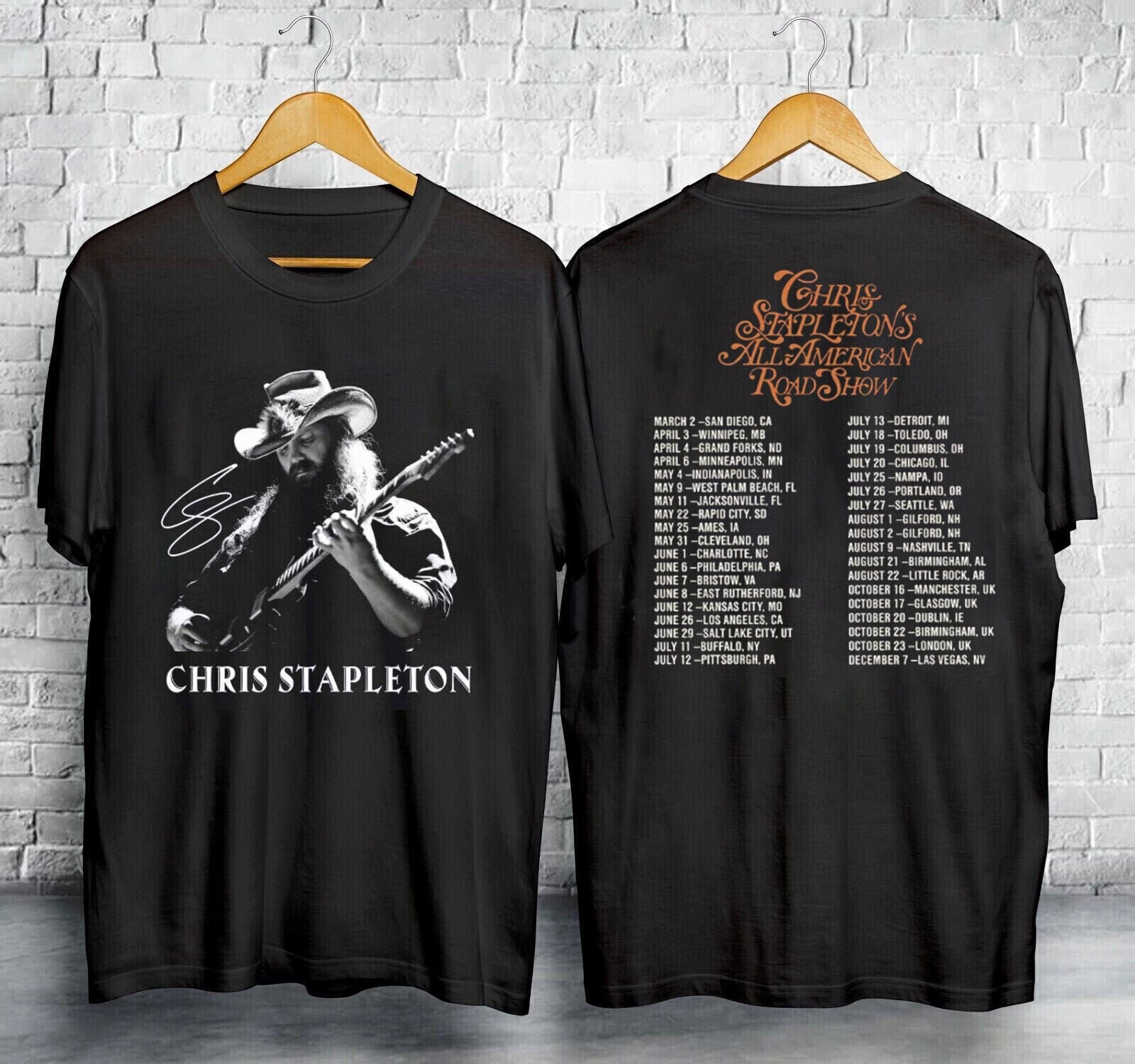 Chris Stapleton All American Road Show Tour 2024 Shirt Hoodie, Sweatshirt | CoreVibeTees.com