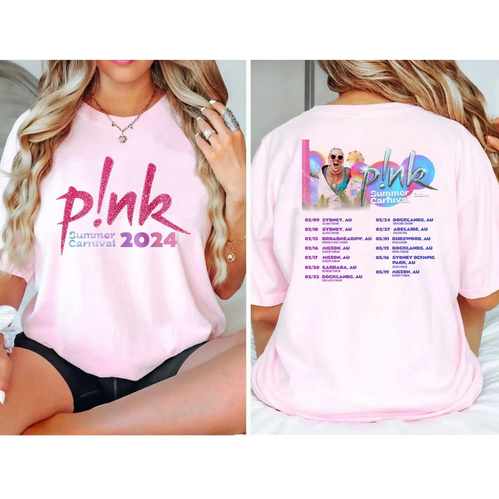 P!nk Summer Carnival 2024 Tour Shirt, 2024 Music Tour Shirt, Gift For Fan Hoodie, Sweatshirt | CoreVibeTees.com