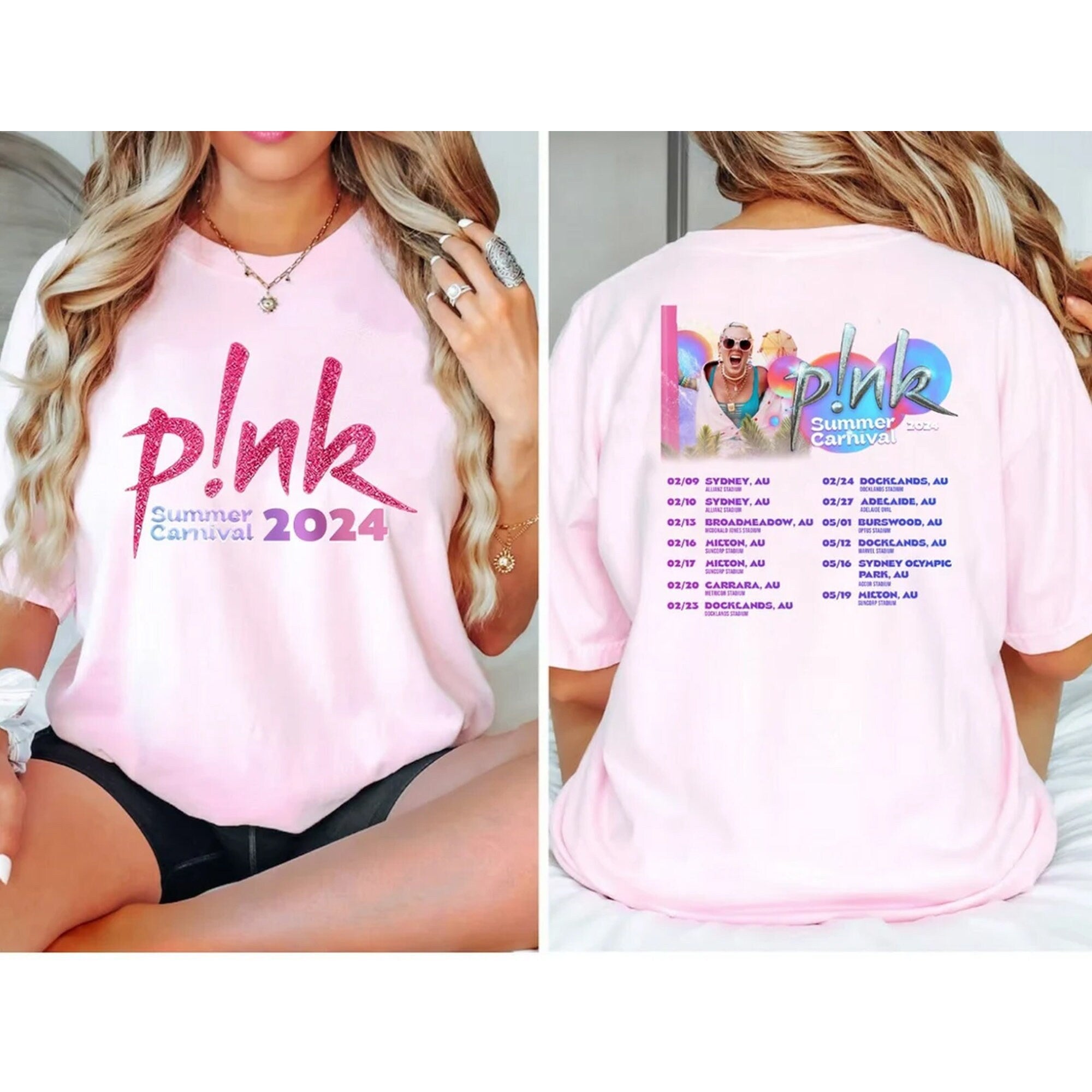 P!nk Summer Carnival 2024 Tour Shirt, 2024 Music Tour Shirt, Gift For Fan Hoodie, Sweatshirt | CoreVibeTees.com
