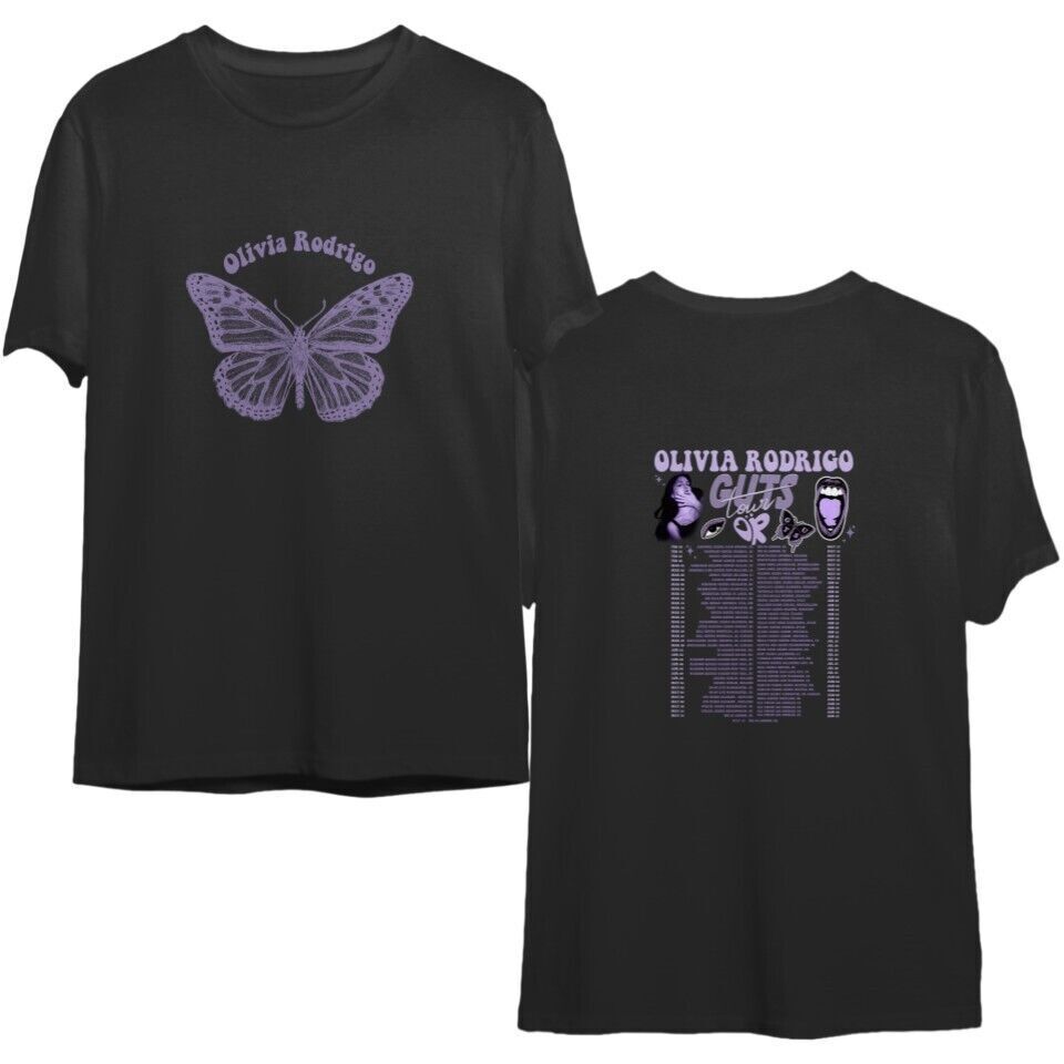 Olivia Rodrigo Guts Tour 2024 T-Shirt Hoodie, Sweatshirt | CoreVibeTees.com