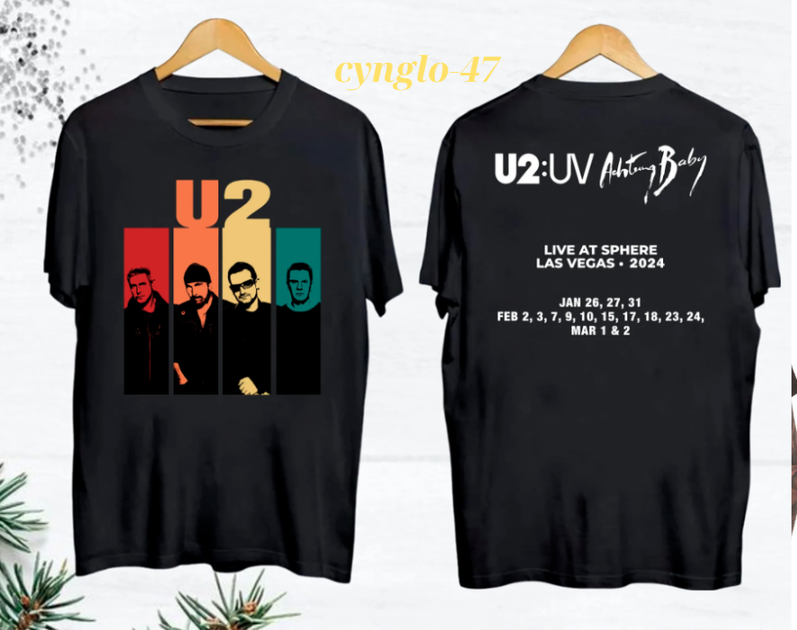 90s Vintage Achtung Baby Tour 2024 U2 Band T-Shirt Hoodie, Sweatshirt | CoreVibeTees.com