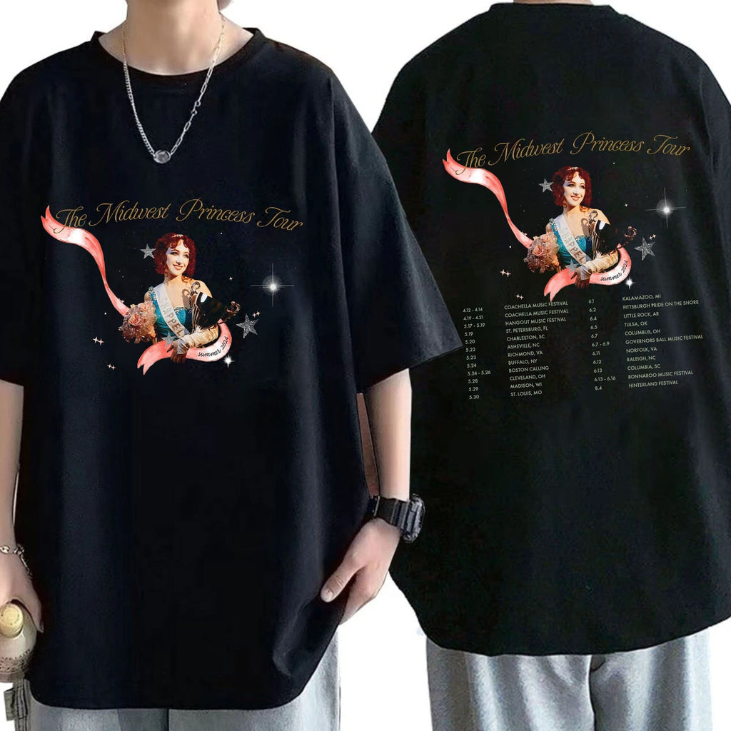 Chappell Roan The Midwest Princess Tour 2024 Shirt Hoodie, Sweatshirt | CoreVibeTees.com