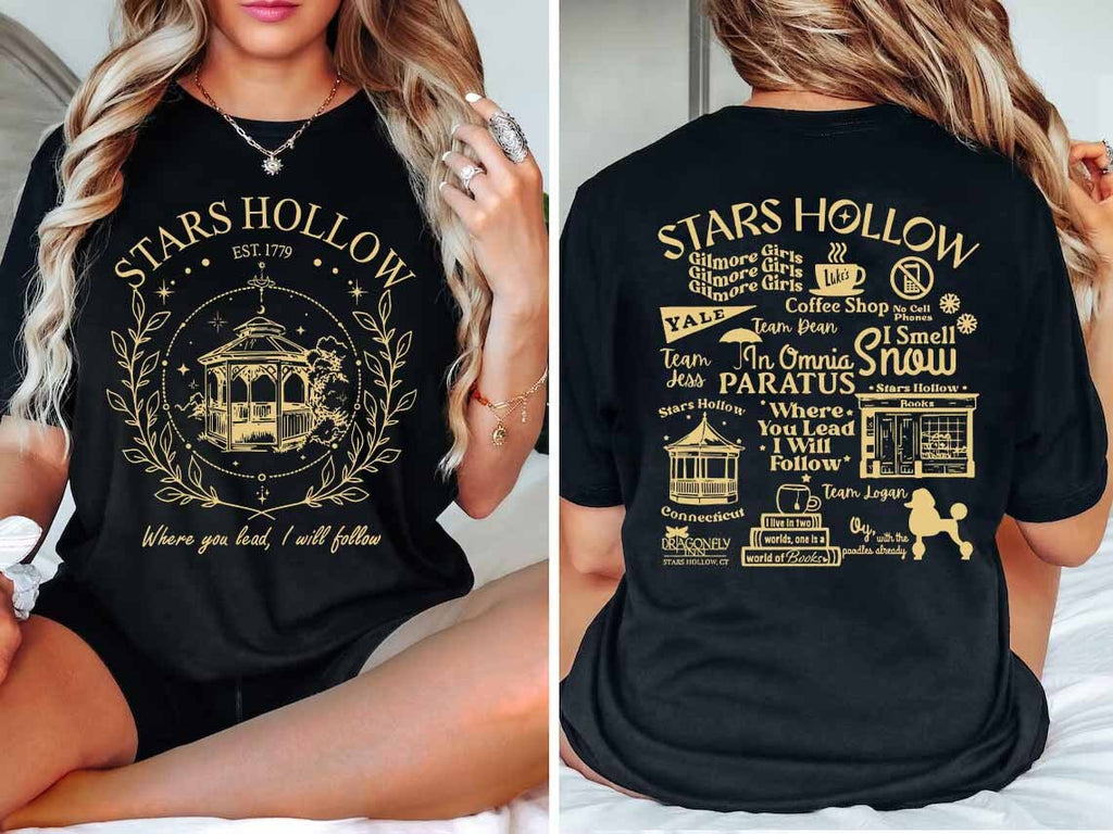Stars Hollow Connecticut Shirt, Stars Hollow Shirt, Gilmore Girls Shirt Hoodie, Sweatshirt | CoreVibeTees.com