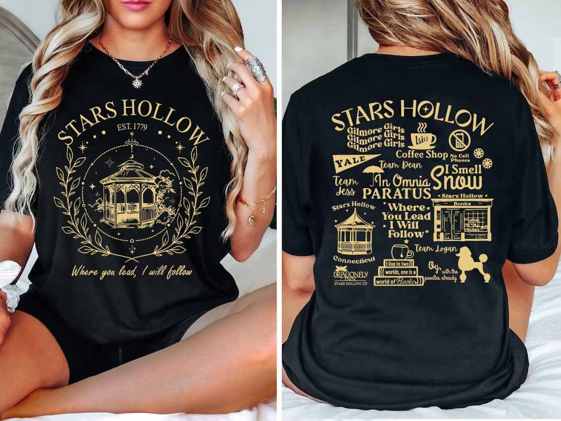 Stars Hollow Connecticut Shirt, Stars Hollow Shirt, Gilmore Girls Shirt Hoodie, Sweatshirt | CoreVibeTees.com