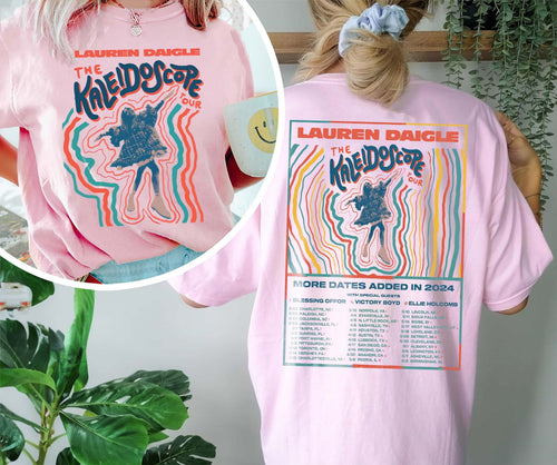 2024 Lauren Daigle The Kaleidoscope Tour Shirt, Lauren Daigle Concert Shirt Hoodie, Sweatshirt | CoreVibeTees.com