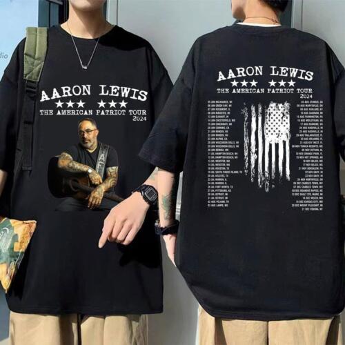 Aaron Lewis The American Patriot Tour 2024 Shirt Hoodie, Sweatshirt | CoreVibeTees.com