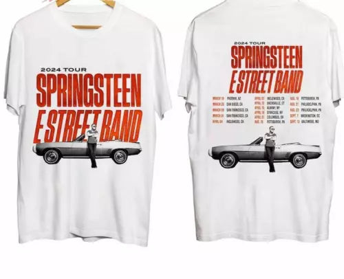 Bruce Springsteen Amp The E Street Us Tour 2024 Merch Bruce Springsteen Tour 202 T-Shirts, Hoodie, Sweatshirt