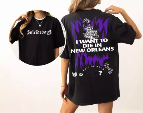I Want To Suicideboys Shirt In New Orleans HipHop, new shirt Hoodie, Sweatshirt | CoreVibeTees.com
