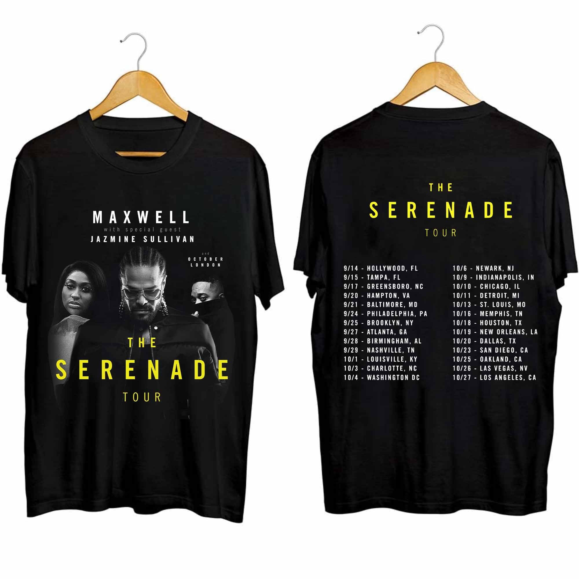 Maxwell 2024 Tour Shirt - Fan Merchandise Hoodie, Sweatshirt | CoreVibeTees.com