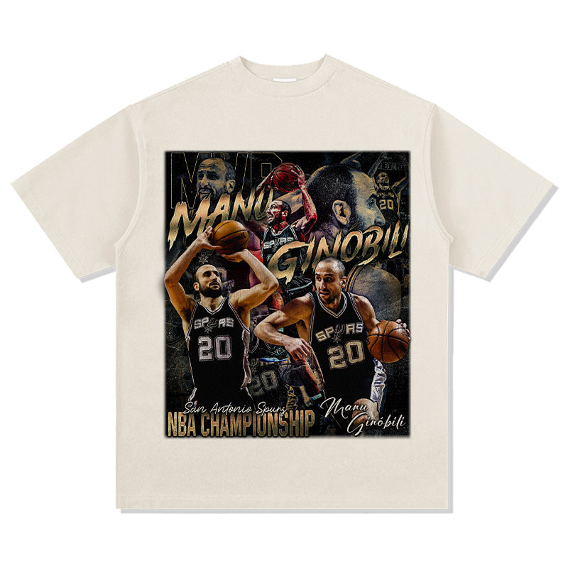 Manu Ginobili Tee NBA 2024 Hoodie, Sweatshirt | CoreVibeTees.com (Image 2)