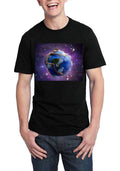 The Earth Half Sleeve Black T-Shirt Hoodie, Sweatshirt | CoreVibeTees.com