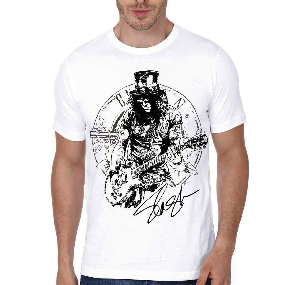 Rock Band Half Sleeve White T-Shirt Hoodie, Sweatshirt | CoreVibeTees.com
