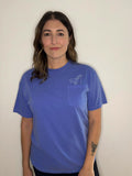 Humpback Whale Embroidered Pocket T-Shirt