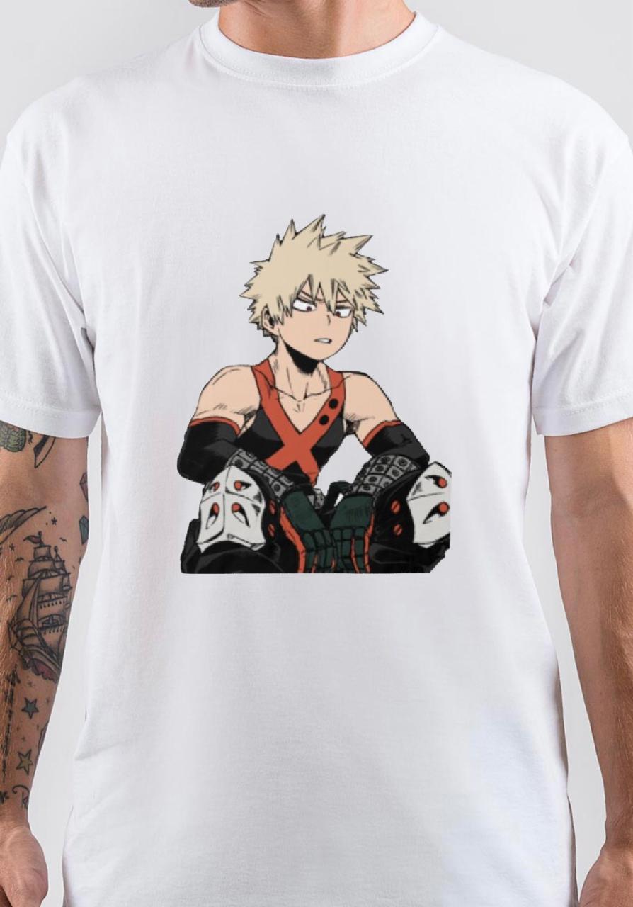 katsuki bakugo White T-Shirt Style001 Hoodie, Sweatshirt | CoreVibeTees.com