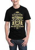 Legends Are Born On 31 October T-Shirt Hoodie, Sweatshirt | CoreVibeTees.com