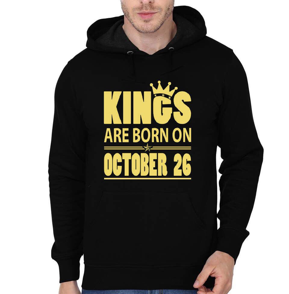 Kings Are Born On October 26 Hoodie T-Shirts, Sweatshirt | CoreVibeTees.com