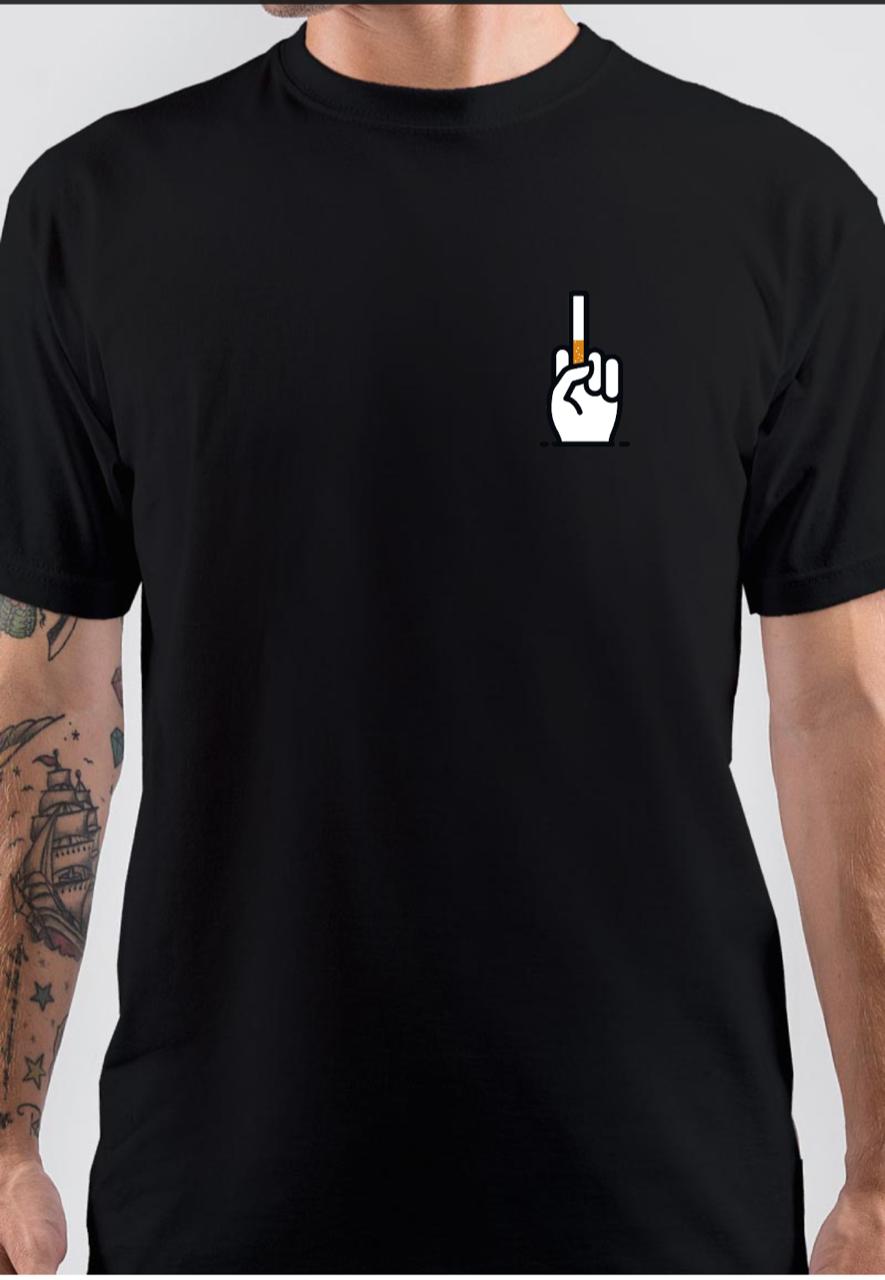 Middle Finger Cigarette T-Shirt Hoodie, Sweatshirt | CoreVibeTees.com