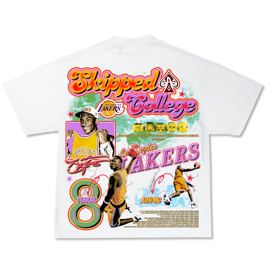 Kobe "Skipped College" Tee Hoodie, Sweatshirt | CoreVibeTees.com (Image 5)